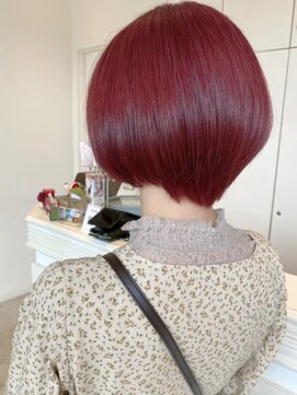 ラ シェンテ エイジア 川西(La Sente Aja) 【ケアブリーチダブルカラー】ピンクシャーベット