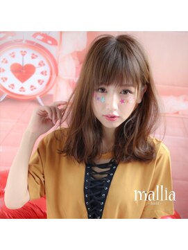 マーリャヘアー(mallia hair) セミロング