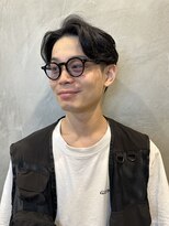 ワッツユアヘアストーリー(What’s your hair story)&nbsp;メンズカット/センターパート/メンズパーマ/メンズミディアム