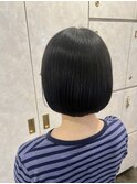 丸みのあるボブカット