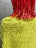 エウペ 渋谷(WEUPE)&nbsp;斜めバング/グレージュカラー/デザインカラー/シルキーベージュ