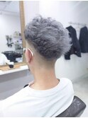 メンズ×グレー