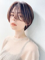 ロシェ 横浜店(loche)&nbsp;ウェットヘア×前髪縮毛矯正ショートボブ×横浜