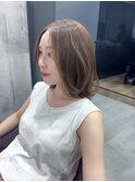 オリーブベージュ ミディ