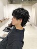 【メンズ限定】メンズカット+ツイストorスパイラルパーマ　￥10800