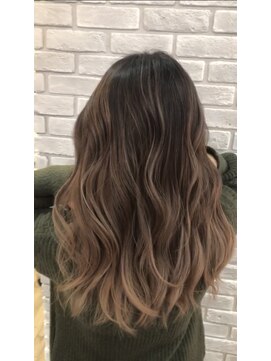 フク ヘアーワークス バイ フェニーチェ(fuku hair works by FENICE) バレイヤージュ