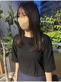 ふんわりワンカールレイヤースタイル