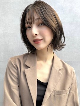ミンクス 青山店(MINX) 【MINX】似合わせ小顔レイヤーボブウルフ_表参道/髪質改善
