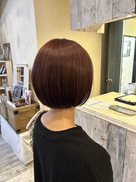 インス(ensue) 20代30代40代ストレートボブアゴラインラベンダーピンクブラウン