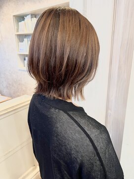 キャアリー(Caary) 福山Caaryくびれボブレイヤーミディアム春スタイル20代30代40代