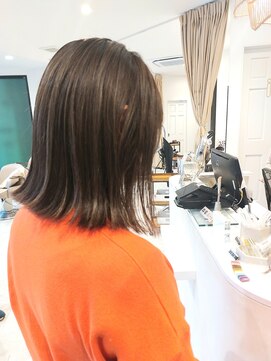 カムバイネオリーブ 溝の口店(Cam by neolive) ☆ハイライトベージュきりっぱなしボブ☆ミルクティーベージュ