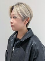 アルバム 渋谷パルコ(ALBUM) ショートおくれ毛前髪カット美髪顔周りレイヤー_ba544351