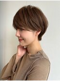 30代40代50代絶壁解消前髪あり小顔前下がりショートボブ【NAYU】