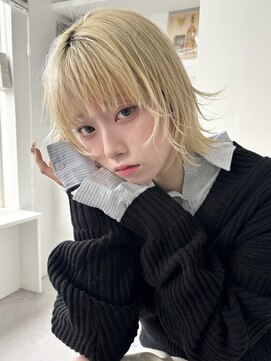 グリーン 町田(green) 【ケアブリーチ】レイヤーカット×くびれヘア