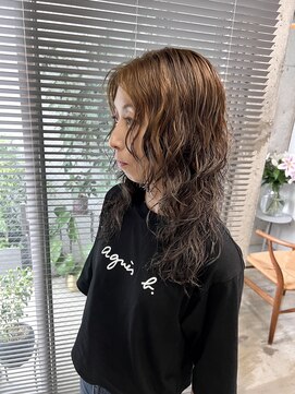 ほきもと美容室 ロングスパイラルウェーブ