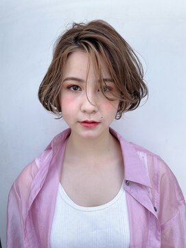 トイロ 中目黒(Toiro) ショートボブパーマ/ゆるめパーマ/毛先パーマ【大毛亮佑】