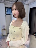 ホワイトグレージュ/デジタルパーマ/フェザーパーマ/梅田
