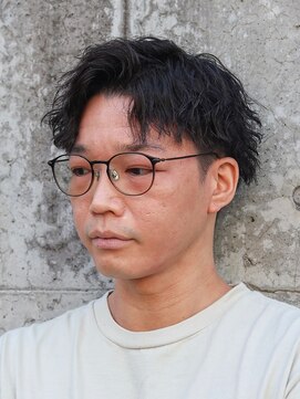 ハニー(HONEY) 縦落ちツイスパ/ツイストスパイラルパーマ/岡崎メンズパーマ