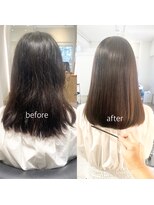 ハムレッツ&nbsp;髪質改善/縮毛矯正乾かしただけできまる髪質改善ストレート