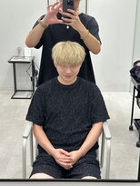 ジュール メンズ 大分(Joule men's)&nbsp;ショートマッシュ/ハイトーンカラー/ブリーチカラー/[大分駅]