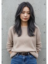 フルショウ 苦楽園店(FURUSHO)&nbsp;チャコールグレー/ハッシュカット/シャギーカット/ルーツカラー