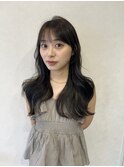 レイヤーカット／顔まわりレイヤー／韓国風スタイル／梅田美容室