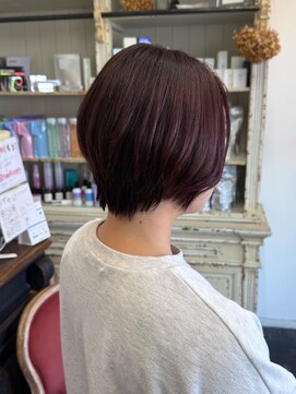 セットアップ 倉敷中庄店(SET-UP) ショート×カシスレッド(暗めカラー)