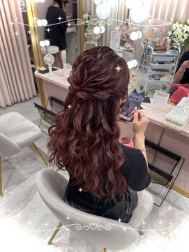 リアン(lien) ふわふわハーフアップ