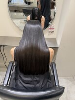 ローヴ 梅田(L'aube)&nbsp;髪質改善 スーパーロング ワンレングス レイヤー 韓国風巻き