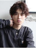 毛流れフェザーパーマ/メンズカット/ニュアンスパーマ錦糸町