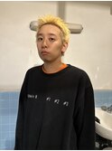 スパイキーショート × メンズブリーチカラー × 短髪ショート
