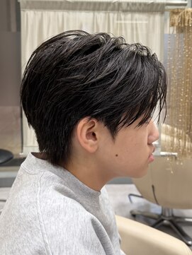 ユニックス ララポート豊洲店(UNIX Salon&Spa) フェザーショート/センターパート/豊洲