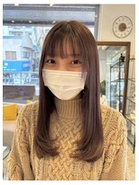 メゾンドボーテ 箕面店(MAISON DE BEAUTE)&nbsp;ロング×ローレイヤー×ベージュ