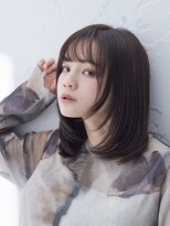 ラフィス ヘアー ハーバー 横浜店(La fith hair Harbor) 【La fith】暗髪カラー×切りっぱなしボブ