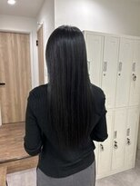アンビシャス 清瀬店(ambitious) 赤み抑え透明感カラー暗めカラーネイビーブルーブラック