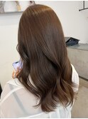 透明感カラーグレージュカラーアッシュグレーアッシュカラー韓国