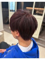 ミュミュ(mu-mu) 似合わせカット2.6ボルドーレッド