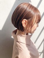 ナチュラルショート　ヘアカラー　【池袋】