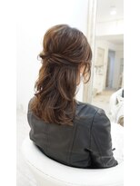 ヘアアンドメイクジップ恵比寿 (Hair＆Make ZIP)&nbsp;カジュアルハーフアップ　ヘアセット