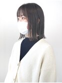 ギリギリ結べるショコラベージュボブ