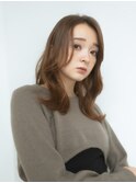 ワンホン巻きでゆるふわロングレイヤーカット/学芸大学/学大/