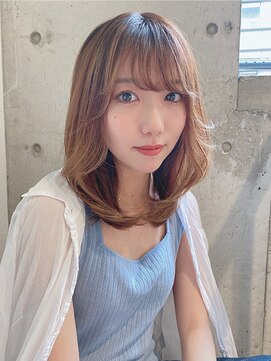 ルービック 枚方(Rubik's) 韓国くびれヘア/アッシュブラウン