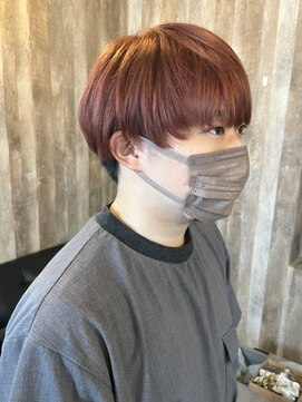 アルム(hair salon Alum) メンズマッシュスタイル　丸みマッシュ　ダブルカラー