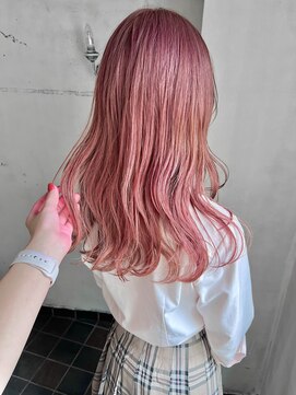 アンリ(Henri) 【かしむらゆうか】ピンクカラー/ブリーチ/ケアブリーチ/ロブ