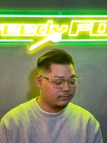 グリーディーフォックス 三軒茶屋(GreedyFOX)&nbsp;波巻き/マッシュパーマ/ウルフ/ハイライト<理容室>三軒茶屋