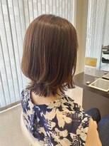 アメイジングヘアー 美沢店(AMAZING HAIR) ミディアムレイヤー/カーキベージュ/透明感/20代30代40代