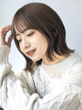 ガーデンヨコハマエスト(GARDEN YOKOHAMA est) 卵型 シースルー くびれボブ 美髪