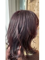 ラヌゴ(lanugo)&nbsp;ブリーチなし、ピンクラベンダーブラウン