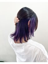 フラム(fulam)&nbsp;ショートウルフ×インナーパープル