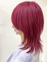 ジェムヘアスタジオ 湘南平塚南口店(Gem Hair Studio)&nbsp;ウルフレイヤー×ピンクバイオレット【Gem 神原】